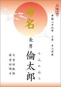 命名レイアウト