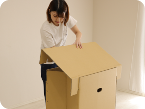 段ボール製作業台使用例