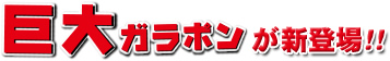 巨大ガラポンが新登場！