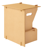 組立式木製ディスプレイ台 2Way